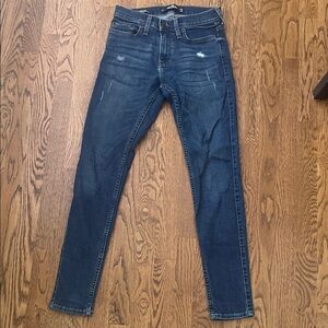 Hollister Men's Dark Blue Skinny Jeans 26 x30